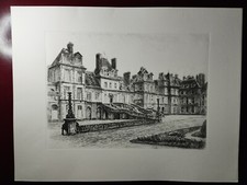 Grande estampe gravée d'occasion  Auxerre