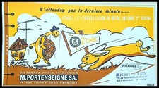 Buvard advertising .portensee d'occasion  Expédié en Belgium