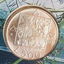 500 lire 1992flora usato  Roma