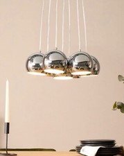 Pendelleuchte silber kugeln gebraucht kaufen  Auw, Burbach, Steffeln
