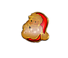 Pin badge santa for sale  DEESIDE