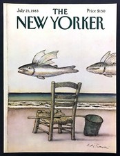 25 de julho de 1983 Cadeira Flying Fish Rede arte por Andre Francois New Yorker SOMENTE CAPA comprar usado 25 de julho de 1983 Cadeira Flying Fish Rede arte por Andre Francois New Yorker SOMENTE CAPA comprar usado  Enviando para Brazil