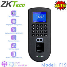 Sistema de acceso biométrico de huellas dactilares Zkteco F19 ID/IC/ADMS/WiFi segunda mano  Embacar hacia Mexico