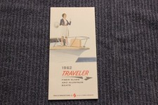 1962 Traveler fibra de vidro e alumínio barco barco catálogo folheto 8 páginas comprar usado  Enviando para Brazil