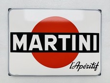 Emailschild martini aperitif gebraucht kaufen  Schiffweiler
