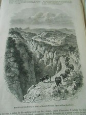Cata Branca province de Minas Geraes au Brésil Gravure Old Print 1860 comprar usado  Enviando para Brazil