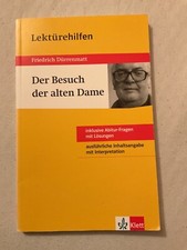 Buch lektürehilfen besuch gebraucht kaufen  Wasserburg a.Inn