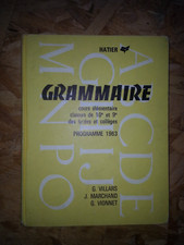 Grammaire ce1 ce2 d'occasion  Perpignan-