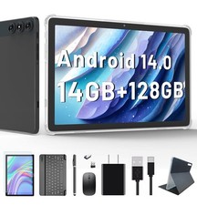 Tablet avançado de 10 polegadas com tela de alta definição total octa-core Power Android 14 com slot SIM comprar usado  Enviando para Brazil
