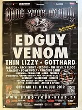 Edguy venom konzertposter gebraucht kaufen  Kaarst