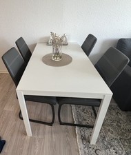 Esstisch weiß stühlen gebraucht kaufen  Riesa