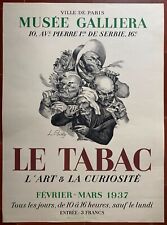 Affiche exposition tabac d'occasion  Paris XVIII