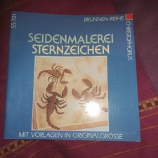 Seidenmalerei sternzeichen mon gebraucht kaufen  Frankfurt am Main