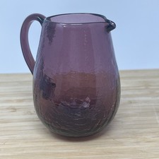 Amethyst crackle glass for sale  Enola