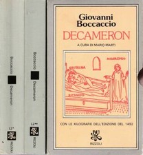 Decameron. giovanni boccaccio. usato  Italia