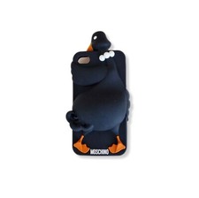 MOSCHINO CAPA DE BORRACHA PRETA APPLE 4/4S IPHONE SILCONE LOGOTIPO GANSO comprar usado  Enviando para Brazil