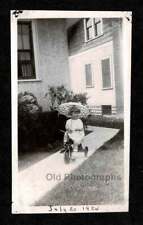 Usado, 1924 GUARDA-CHUVA DE TRICICLO BEBÊ/PARASOL CALÇADA FOTO ANTIGA/VINTAGE INSTANTÂNEA - M350 comprar usado  Enviando para Brazil