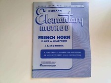 Rubank elementary method.frenc for sale  AMMANFORD