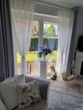 Gardinen shabby chic gebraucht kaufen  Scharnebeck