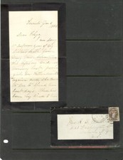 CANADÁ #37 TORONTO1882 CIRCULAR DUPLEX "1" CAPA DE LUTO COM GABINETE PARA EUA comprar usado  Enviando para Brazil