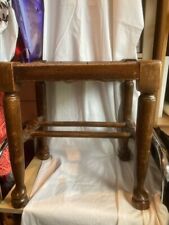 Vintage wood stool for sale  LEIGH
