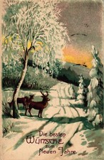 Neujahr winterlandschaft rehe gebraucht kaufen Neujahr winterlandschaft rehe gebraucht kaufen  Brachttal