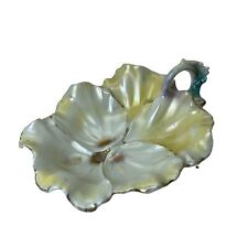 Fralda Royal Bayreuth flor iridescente início dos anos 1900 marca azul Baviera comprar usado  Enviando para Brazil