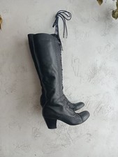 Black leather victorian for sale  SUDBURY