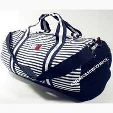 BOLSA USADA BOLSA DE VIAGEM GRANDE/BOLSA DE GINÁSTICA TOMMY Hilfiger listra branca/azul escura comprar usado  Enviando para Brazil