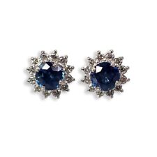 [Novo] Brincos de diamante de safira PT900 [i5-7], usado comprar usado  Enviando para Brazil