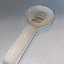 RAE DUNN Coleção Artesanal Caça Ovo de Páscoa Cesta Colher Descanso comprar usado  Enviando para Brazil
