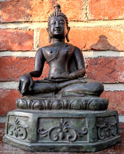 Bronze thai buddha for sale  MANCHESTER