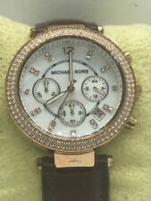 Relógio feminino Michael Kors MK5491 cronógrafo analógico mostrador em madrepérola D167, usado comprar usado  Enviando para Brazil