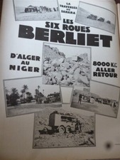 Berliet traversée sahara d'occasion  Saint-Nazaire