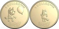Bluey & Bingo Buck Pair 2024 Conjunto de 2 Moedas de Um Dólar para Cachorro Azul $1 Austrália UNC comprar usado  Enviando para Brazil