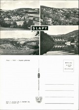 Pocztówka Slapy nad Vltavou Ždáň - Slapská přehrada 1975 na sprzedaż  Wysyłka do Poland