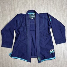 Kimono Feminino Fuji Gi Top Suparaito Azul Tamanho 00 Lona Pesada MMA Jiu Jitsu comprar usado  Enviando para Brazil
