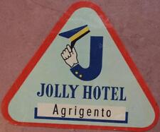 Etichetta jolly hotel usato  Foligno