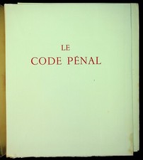Code pénal illustré d'occasion  Villefranche-de-Lauragais