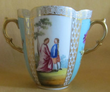 Tasse porcelaine meissen d'occasion  Montmoreau-Saint-Cybard