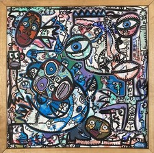Tableau contemporain signé d'occasion  Marseille VII