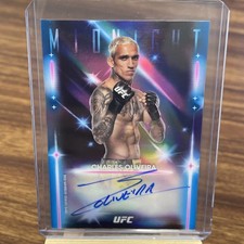 Usado, Gráficos de mica 2025 Topps Midnight UFC Charles Oliveira autografados  comprar usado  Enviando para Brazil