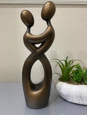 Brown resin couple for sale  LONDON