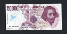 Repubblica italiana 50000 usato  Colleferro