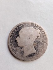 1875 silver shilling. for sale  EXETER