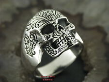 Silberring gothic totenkopfrin gebraucht kaufen  Eberswalde