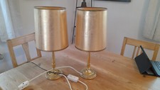 Nachttischlampen vintage goldf gebraucht kaufen  Wartenberg