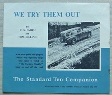 Standard ten companion for sale  LEICESTER