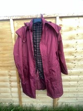 Ladies burgundy waterproof for sale  PORTSMOUTH