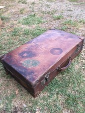 Ancienne valise cuir d'occasion  Belpech